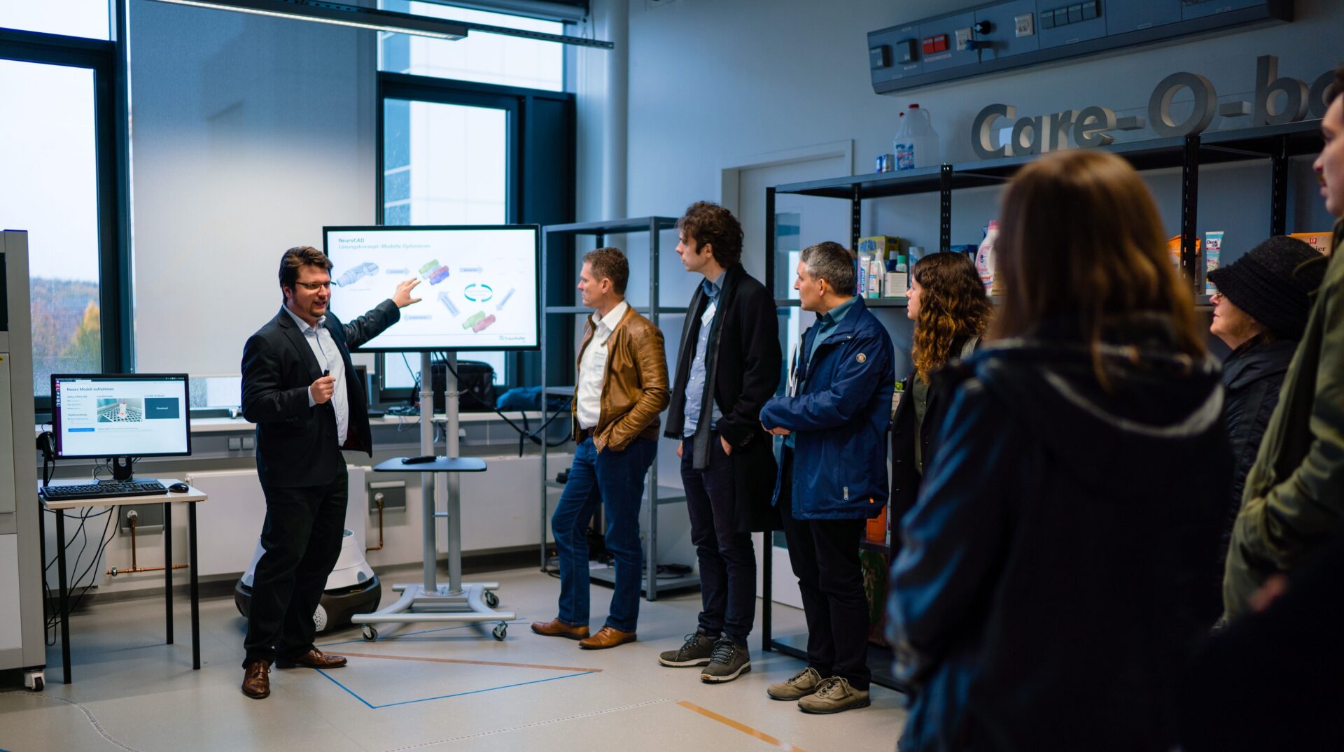 Eindrücke von einem Open Lab Day am KI-Fortschrittszentrum