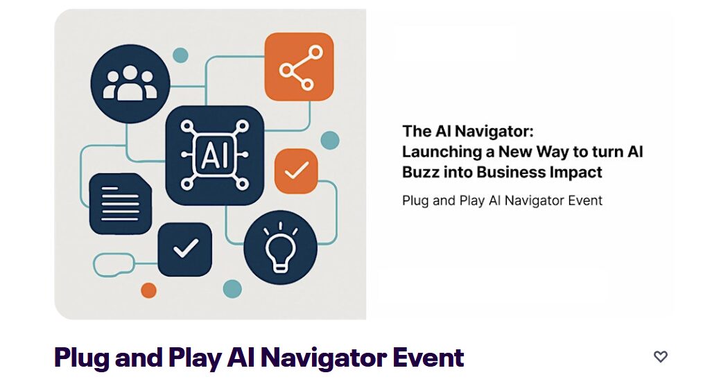 Event logo Plug and Play AI Navigator