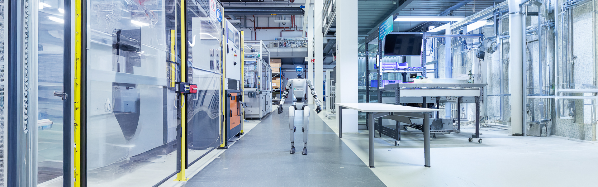 Humanoider Roboter am Fraunhofer IPA